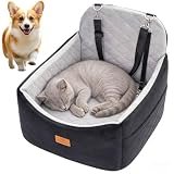 Ztinng Dog/Cat Car Seat Pet Booster Seat for Dogs/Cats up to 30 lbs