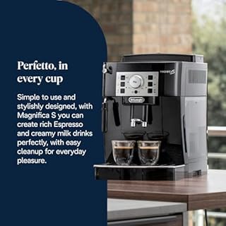 De'Longhi Magnifica S, Automatic Bean to Cup Coffee Machine, Espresso and Cappuccino Maker, ECAM22.110.B, Black