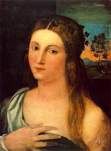 Imprimer Affiche Pour la Décoration Portrait de Femme Jacopo Il Vecchio