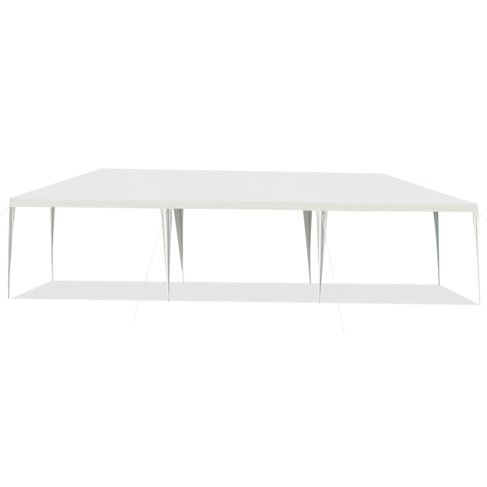 COSTWAY Gazebo da Giardino 3 x 9 m, Tendone per Feste con Struttura in Metallo, Impermeabile e Protezione UV, per Feste, Barbecue, Giardino e Spiaggia (3 x 9 m)