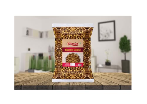 Image of OKHLI MUSAL BRAND High Fiber and Low Fat | Plant-Based Protein Snack Roasted Bhuna chana Bengal Gram Chickpeas | Rich in Vitamins and Minerals | Lower Cholesterol | No Artificial Colors-850g*3Pack