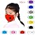 [US Stock] Chanyuhui 10PC Breathable Face_Cover, Kids Reusable Face Bandanas Washable Cute Cotton Mouth_Cover Facewear for Children