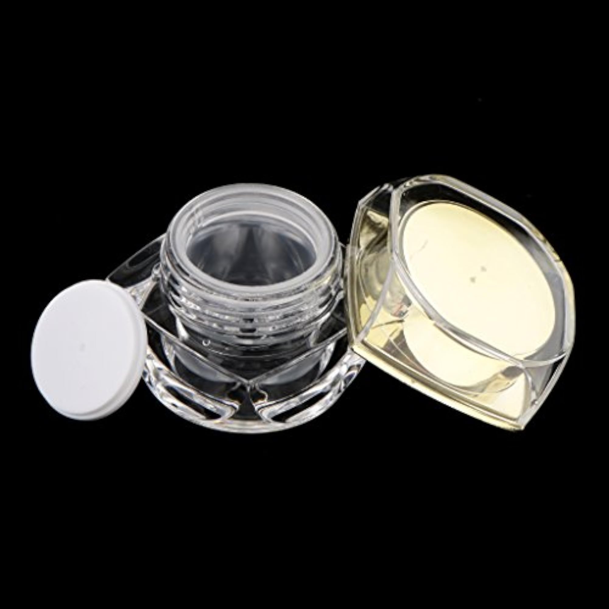 2pcs Empty Cream Lotion Case Jars, Refillable 5g