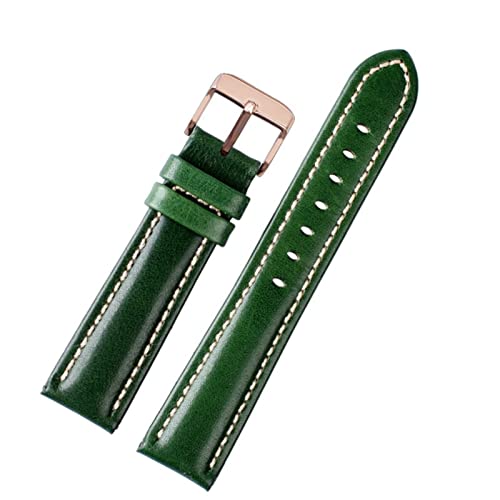 Bracelet montre cuir autruche souple GUMMMY anti usure 18mm