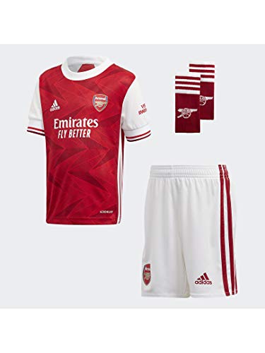Adidas Arsenal FC Temporada 2020/21 AFC H Mini Miniconjunto Primera equipación, Unisex, MARACT/Blanco, 110