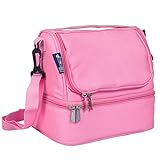 Wildkin Flamingo Pink Two Compartment Lunch Bag