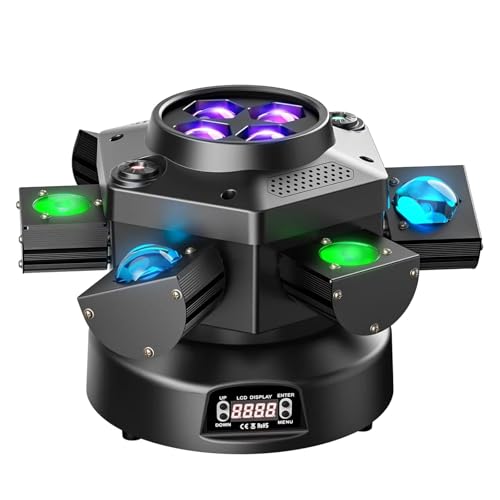 Lumière de scène de RGBW robotisée pour animation de bar et scène DJ