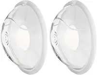 2 pçs Coletor de leite materno wearable protetor de leite para amamentação coletor manual de leite materno concha de silicone coletor de leite para coletar vazamento de leite materno