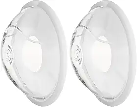 2 pçs Coletor de leite materno wearable protetor de leite para amamentação coletor manual de leite materno concha de silicone coletor de leite para coletar vazamento de leite materno