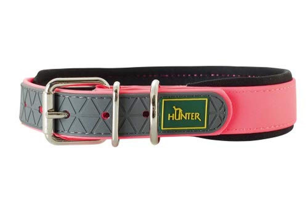 Naszyjnik myśliwy z neoprenu 40 cm żółty neon