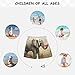 Selerdon Quick Dry Swim Trunks Elephant Red Coffee for Boy Kids Summer Fashion Beach Shorts with Adjustable Waist and Side Pocket for Daily Wear Outdoor Play XS