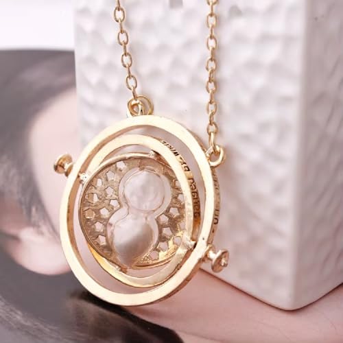 Gold Time Turner Necklace3