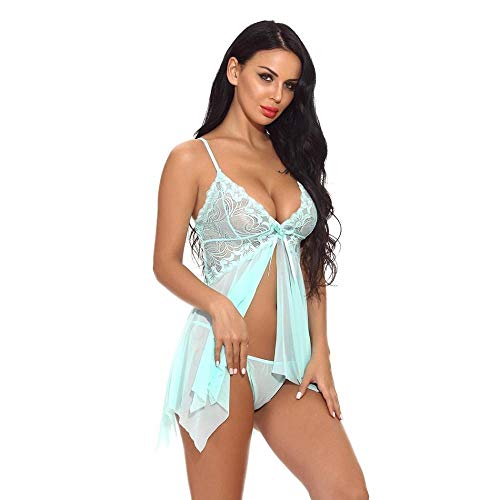 Lingerie babydoll sexy dos nu pour pimenter vos nuits romantiques en couple