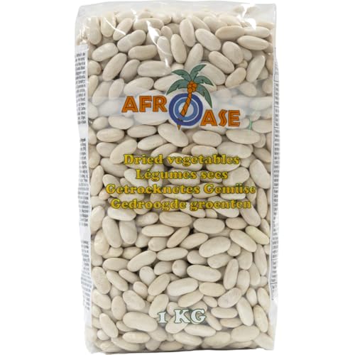 AFROASE - Weiße Bohnen - 1 X 1 KG