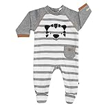 Gr. 50-86 Jacky Baby Anzug Wild Jungle Grau 50