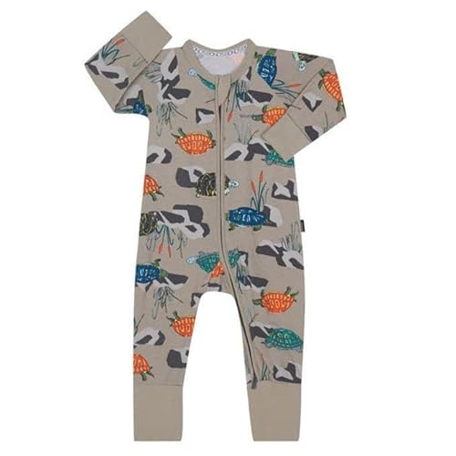 Bonds Zip Wondersuit - Teeny Tiny Tortoises (Green, 0-3 Months) #TOP10