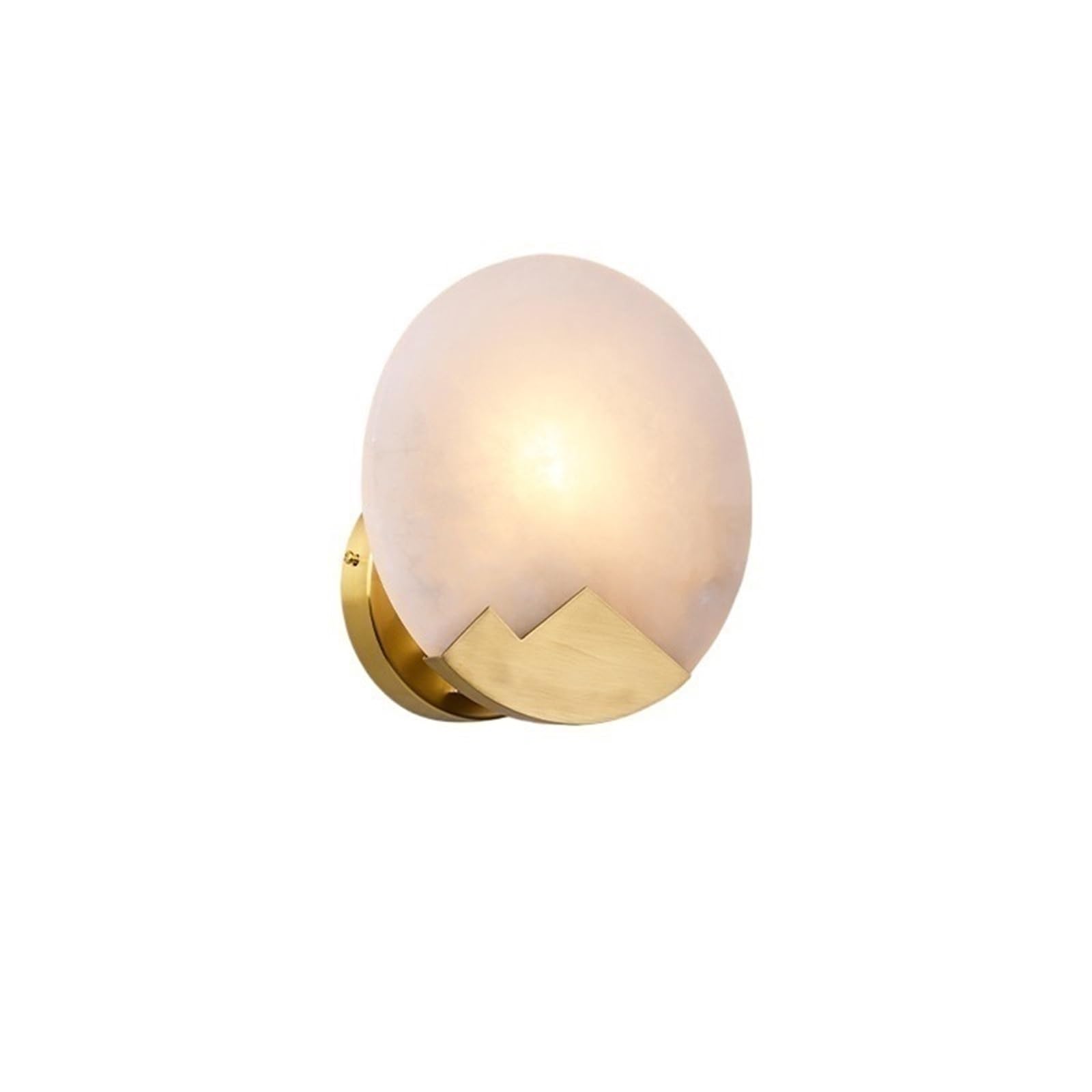 Yinj9562fg Living Room Chinese Style Bedside Wall Lamp Bedroom Modern Creative Room Staircase Copper Marble Decor