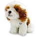 Doodle Kuscheltier Hund weiß 27 cm - Bichon Frise Westie Plüsch PURZEL