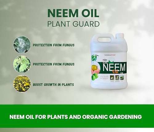 Image of Chipku Pure Cold Pressed Water Soluble Neem Oil 5Ltr With Free Spray Gun Concentrate For Plants & Garden For Indoor And Outdoor Removes Aphids Fungus Thriphs Mildew For Making 1000 Neem Spray Bottles