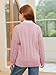 Haloumoning Girls Pullover Sweaters Kids Cute Cable Knit Long Sleeve Crewneck Chunky Jumper Tops 5-14 Years Pink