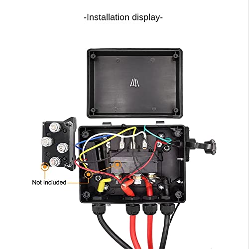 Relais de solénoïde de treuil 12V 500A pour commande de treuil universel 4WD - 3