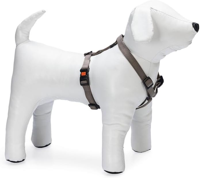 Karlie Kilitli Göğüs Tasma, Köpek, M, 45-70 cm, Gri