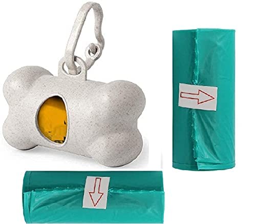 RvPaws Pet Bone Shaped Waste Poop Clean Bags with Bag Dispenser Box with Garbage Carrier Holder+2 Bag Rolls (Color May Vary) (B09K7WNVRT) Amazon Price History, Amazon Price Tracker