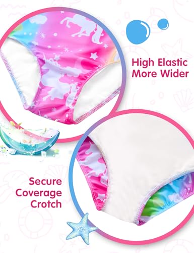 Image of Girls Swimsuit One Piece Ruffles Bathing Suit Kids' Swimwear Quick Dry Summer Beach for 2-14Y