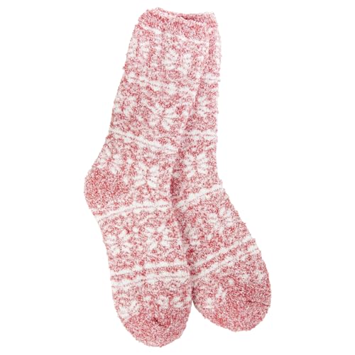 Image of World's Softest Cozy Collection Crew Socks - Smooth Multi Colors Cozy Socks - Knit Top Holiday Spirit Fashion Socks