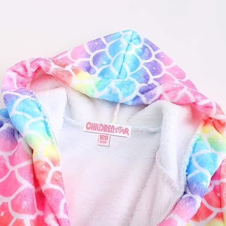 CHILDRENSTAR Girls Robe Kids Bathrobes Plush Soft Fleece Pajamas Sleepwear - Image 7
