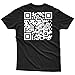 Trump Dance QR code funny T-shirt DJT President dancing Tee shirt (X-Large Black)