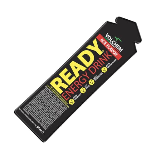 Volchem Ready 56 ml, Integratore Alimentare Energetico, con Aminoacidi e Vitamine, 1 Scatola con 24 buste da 56 ml