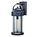 VAXCEL Cumberland 1 Light Dusk to Dawn Bronze Rustic Outdoor Wall Lantern Clear Glass