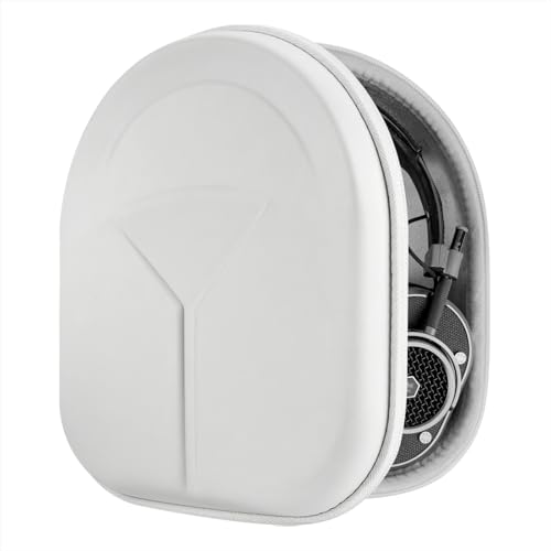 Étui rigide de rechange Geekria Shield pour casque Sony et Bose blanc
