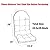 Waterproof Adirondack Chair Cushion,44inch Rocking Chair Cushion,High Back Patio Cushions Indoor and Outdoor Furniture Chair Cushions Pads with Ties (Style B)