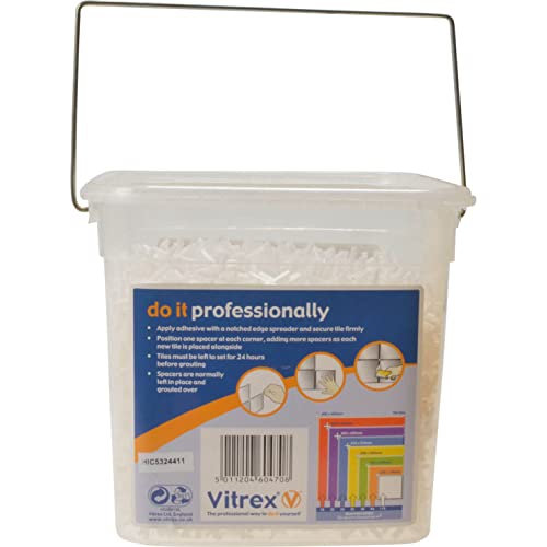 Vitrex 10202600V - Confezione Da 3.000 Distanziatori Per Piastrelle, 2,5 Mm