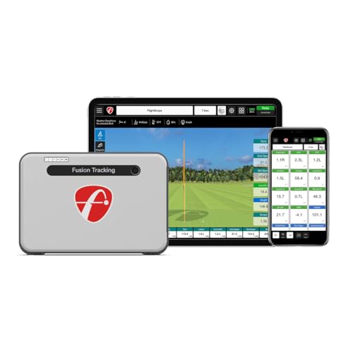 FlightScope Mevo+ GPS Launch Monitor and Golf Simulator with Pro Package Software | 50 Complete Golf...