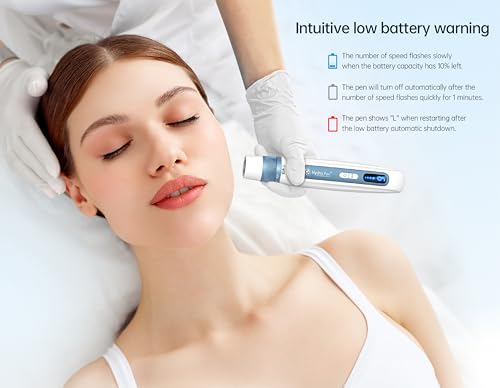 Image of Dr Choudhary Hydrapen H5 Professional Microneedling Pen, Derma Auto Pen, Blue, Skin Care Tool Kit for Face and Body | For Face Enhancer | portable Design | Easy To Use
