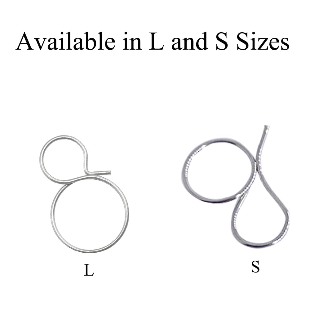 Large, 100Pcs 304 Stainless Steel Chandelier Hanger Pins, Crystal Clips for Ceiling Lamps Replacement Hooks for Home Hotel - Image 4