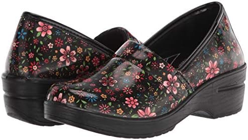 Easy Street Women's Laurie Clog, Black Bright Groovy Patent, 11 | Image 6