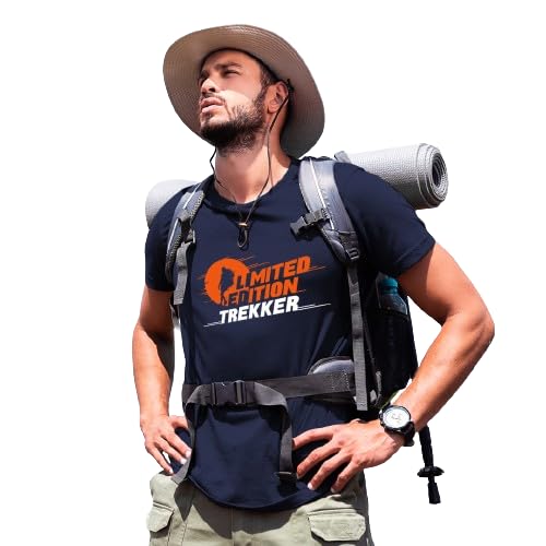 Fitrangi Mens Tshirt | Navy Blue Tshirt | Printed Tshirt | Round Neck Tshirt | Cotton Tshirt | Limited Edition