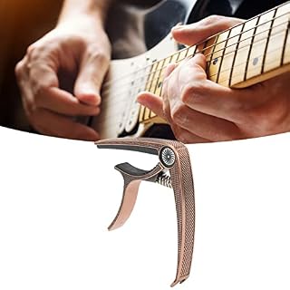 Capo de guitare, Capo de guitare acoustique en métal haute résistance pour la performance(Bronze violet) - Les Beatles, Paul McCartney, John Lennon, RIngo Starr, George Harrison Capo de guitare, Capo de guitare acoustique en métal haute résistance pour la performance(Bronze violet) – Image 5