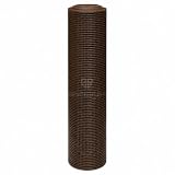 GBiancheria Rotolo di Rete Marrone in Polietilene, Maglia Quadra 10 x 10 mm, Rete Plastica per Giardino, Orto, Balcone, Pollaio, Voliera e Recinzioni (1 x 10 mt)
