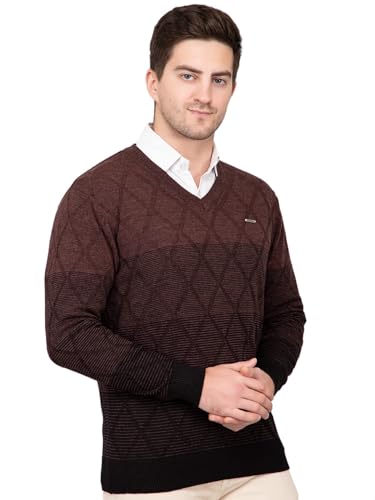 Image of GODFREY V Neck Full Sleeve Sweater for Man Winter Pullover