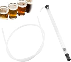 Auto Siphon Racking Cane for Beer Wine Bucket Carboy Bottle with Plastic Tubing for Homebrew Beer Brewing Wine Making