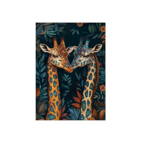 Décoration murale girafe en alu pour sublimer votre terrasse ou votre salon