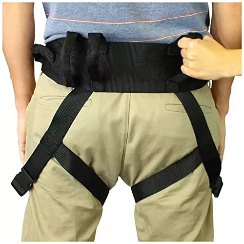 ANIUXIAOGE Gehgürtel für ältere Menschen - Transfer-Gate-Gurte mit Griffen zum Heben von Senioren und für die Physiotherapie mit Schnellverschlussschnalle Cover