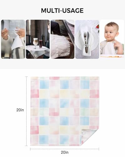 Servilletas de Tela Cuadradas Pack x4 Color Rural miniatura 5