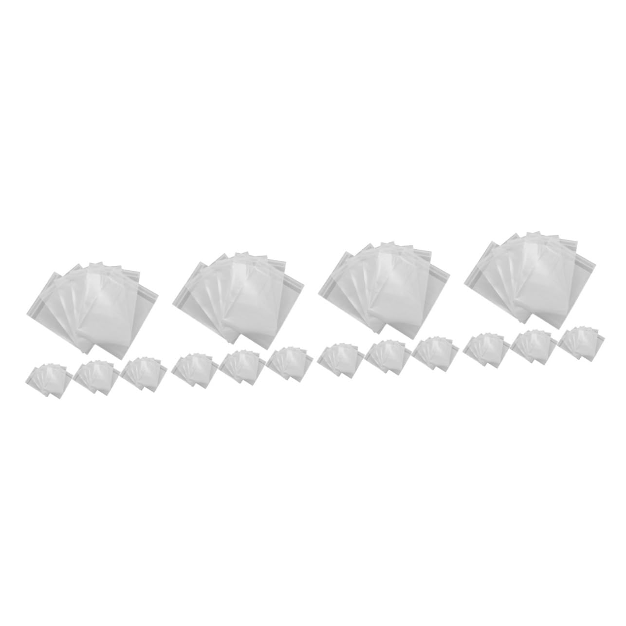NUOBESTY 4 Ensembles Sacs D'Emballage Entièrement Cirés Bacs Filtres À Lait Sacs D'Emballage De Lait Maternel Passoire À Pâtes Passoire Fourre-Tout Semelles Pour 100 pièces * 4