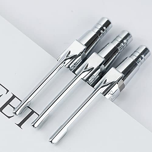 1 Stück silberner Metall-Druckbleistift 0,5 mm 0,7 mm, Minen für Schüler, Zeichen- und Schreibbedarf (0,7 mm) (0,7 mm)
